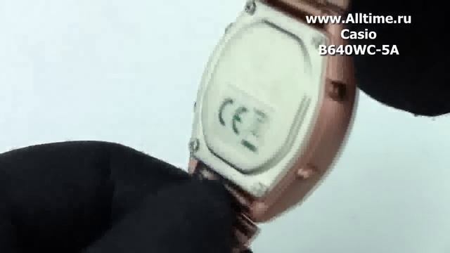 Мужские японские наручные часы Casio B640WC-5A смотреть онлайн