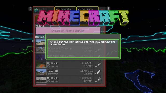 NEW NEON UI FOR Minecraft Bedrock! смотреть онлайн