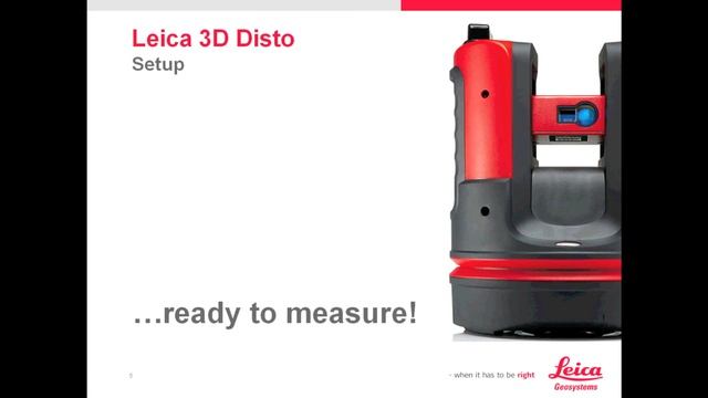 Leica 3D DISTO™ – Quick start смотреть онлайн