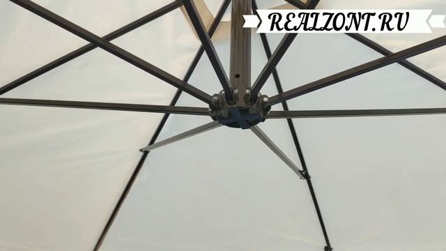 ОтКРЫТИЕ ЗОНТА ПРОМО 3х3м с боковой опорой