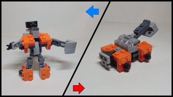 КАК  СДЕЛАТЬ ТРАНСФОРМЕРА ИЗ ЛЕГО?