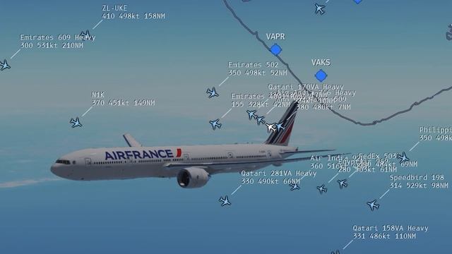 Air France 777-300ER | Mumbai - Paris | Infinite Flight Simulator смотреть онлайн