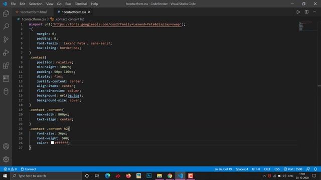 Responsive Contact Us Page Design using Html CSS | HTML Responsive Web Page Design смотреть онлайн