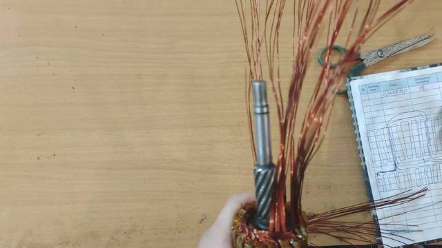 Перемотка ротора стартера автомобиля смотреть онлайн