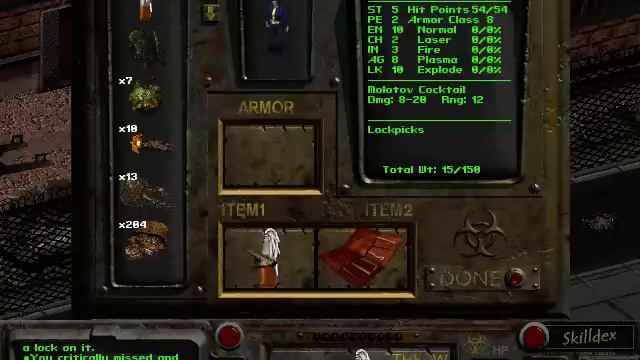 Let's Play Fallout 1.5: Resurrection - Part 1, Damn Moron смотреть онлайн