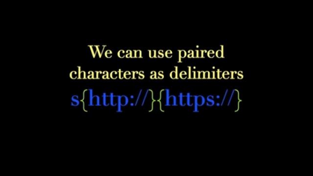 substitution & different delimiters смотреть онлайн