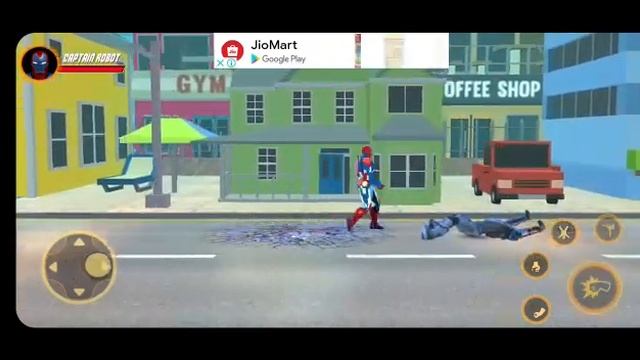 FLYING CAPTAIN AMERICA|SUPERHERO ROBOT GAME|BLACK HOLE ROPE |ANDROID GAMEPLAY| смотреть онлайн