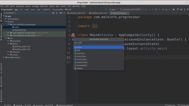Progress bar android studio kotlin | Progress dialog android studio kotlin смотреть онлайн
