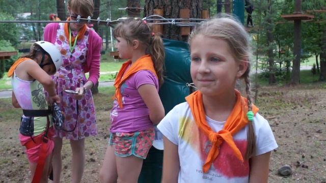 Лагерь Dreamcamp. ОЛ "Горизонт" 2-я смена. 3-й день. Веревочный городок. Отзыв участницы. смотреть онлайн