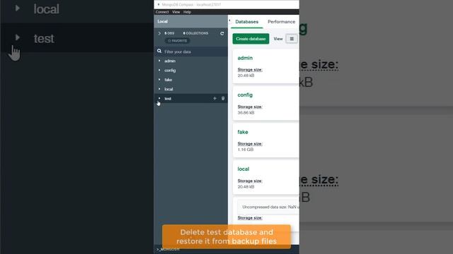 Backup and restore mongodb database. смотреть онлайн