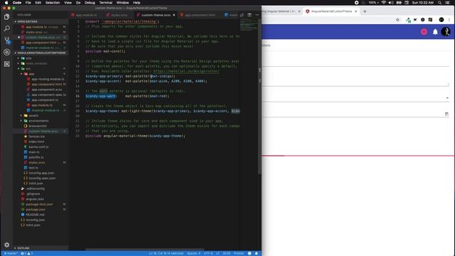 Angular 6 - Creating a Custom Theme смотреть онлайн