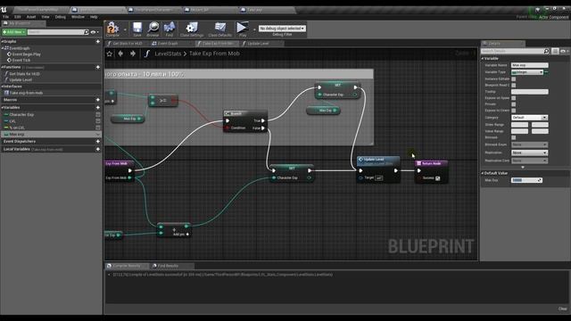 Создание игр / Уроки по Unreal Engine 4 / #16 - создаем систему прокачки персонажа. смотреть онлайн