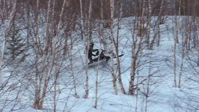 Snowmobile Wawa Ontario with Ross Robinson смотреть онлайн