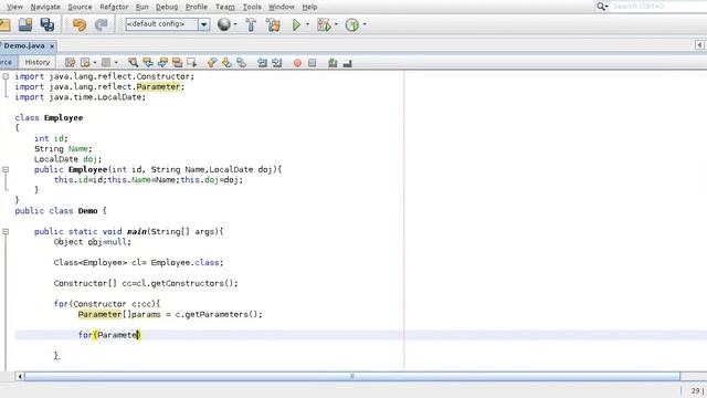#JavaWebTutor create an object using reflection java смотреть онлайн