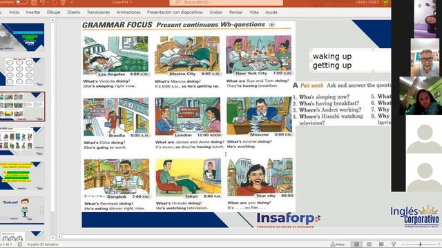 Ingles Corporativo-Class #14 Present continuous using wh-words смотреть онлайн