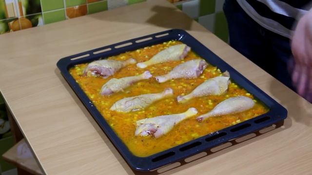 Ленивый плов или "Ёжкин рис". Ножки с рисом в духовке. Очень вкусный рецепт. смотреть онлайн