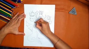 Как нарисовать Змея Горыныча. Онлайн-школа рисования "Малевашки"