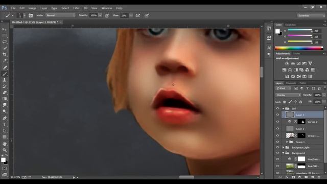 Little Girl | Photo Manipulation in Adobe Photoshop CC (Speed Art) смотреть онлайн