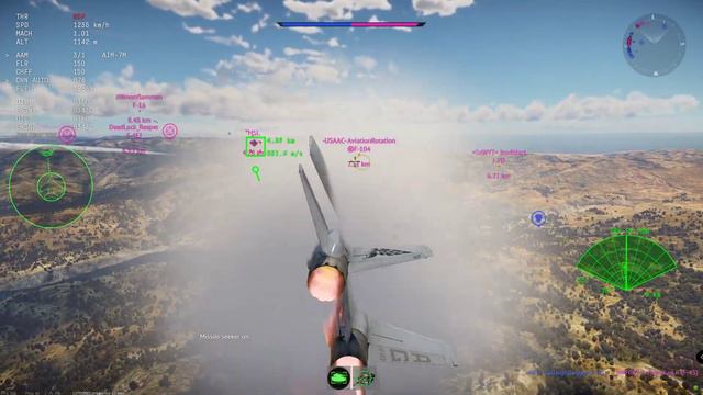 War Thunder F-14B Phoenix 54C is a good Missile смотреть онлайн