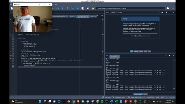 Face Tracking Drone Using OpenCV, Haarcascade, TELLO EDU смотреть онлайн