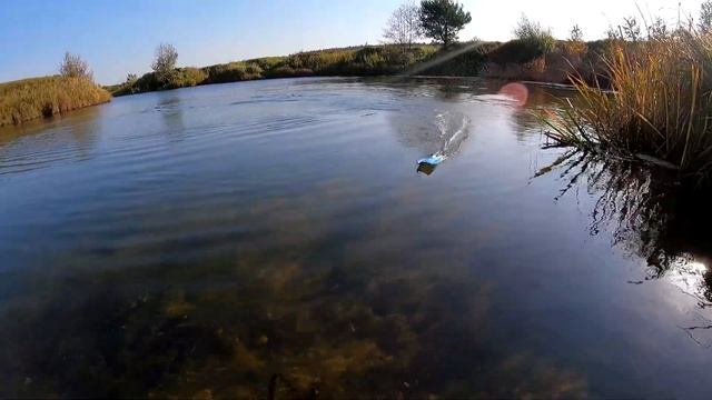 Бюджетная лодка VolantexRC ATOMIC XS ... Быстрая, управляемая и не переворачивается! смотреть онлайн