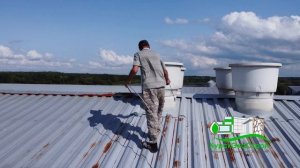 Безвоздушная покраска зданий пром назначения аппаратом безвоздушного напыления АСПРО 14000