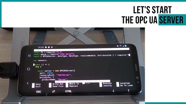 Smartphone Orientation Monitoring using OPC UA Client/Server смотреть онлайн