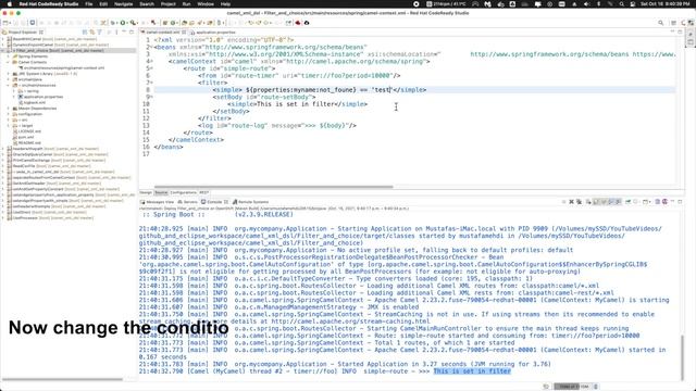 How to use Filter and Choice in apache camel XML DSL смотреть онлайн