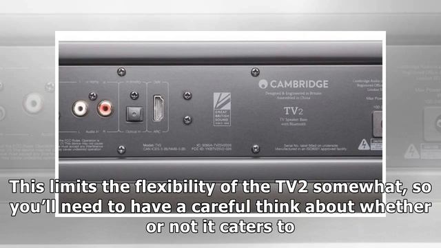 Cambridge Audio TV2 (v2) review: Simply superb TV audio смотреть онлайн