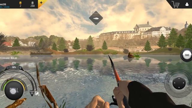 Professional Fishing Mobile показываю хорошие места!