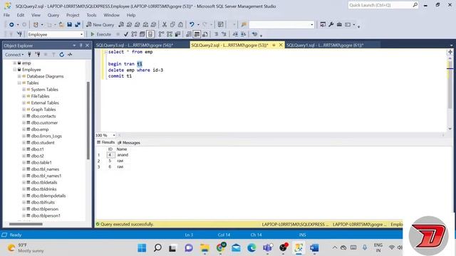 SQL Tutorial 38 | Sql Transaction | Tamil смотреть онлайн