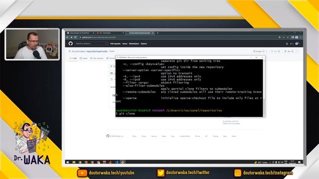 Git e GitHub: Como CRIAR e manipular REPOSITÓRIO PRIVADO - Access Token #02--03 смотреть онлайн