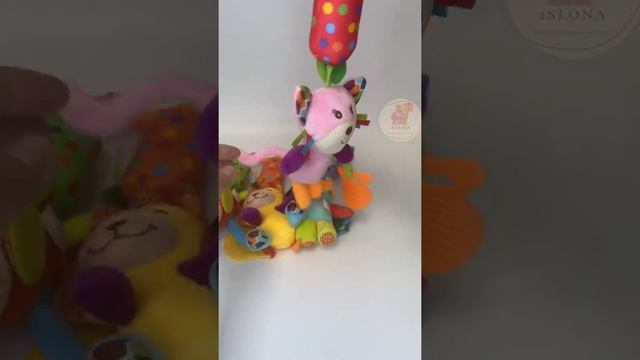 Погремушки зверята с грызунком и приятным звуком