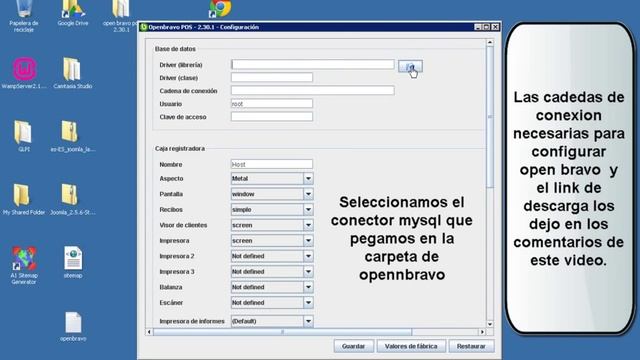 Configuracion Openbravopos con Mysql смотреть онлайн