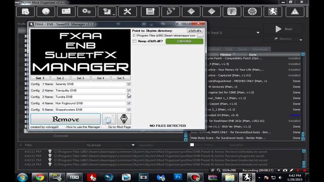 Skyrim - How To Use ENB FXAA SweetFX Manager & Remover Tool (Will Redo This)