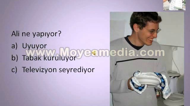 Turkish lessons Şimdiki zaman1 (present continuous tense exercises) смотреть онлайн