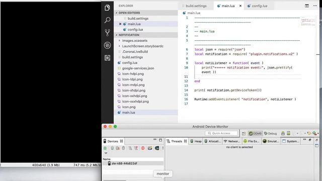 Firebase notification on Solar2D (Android) смотреть онлайн