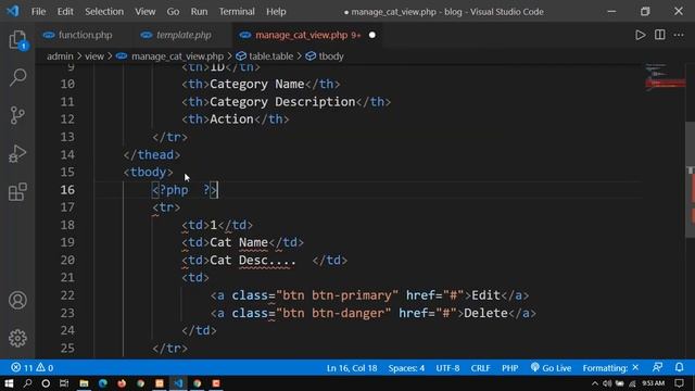 PHP Programming in Bangla || Manage Caregory with PHP || Class-12 смотреть онлайн