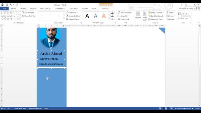 Create Eye Catching CV for Free in MS Word in English | Professional CV Format 2023 смотреть онлайн
