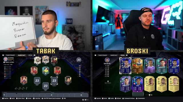 DAS WARS... 🚑🚑 FUT BIRTHDAY ICON SQUAD BUILDER BATTLE 😱😱 FIFA 23 GamerBrother vs IamTabak! смотреть онлайн