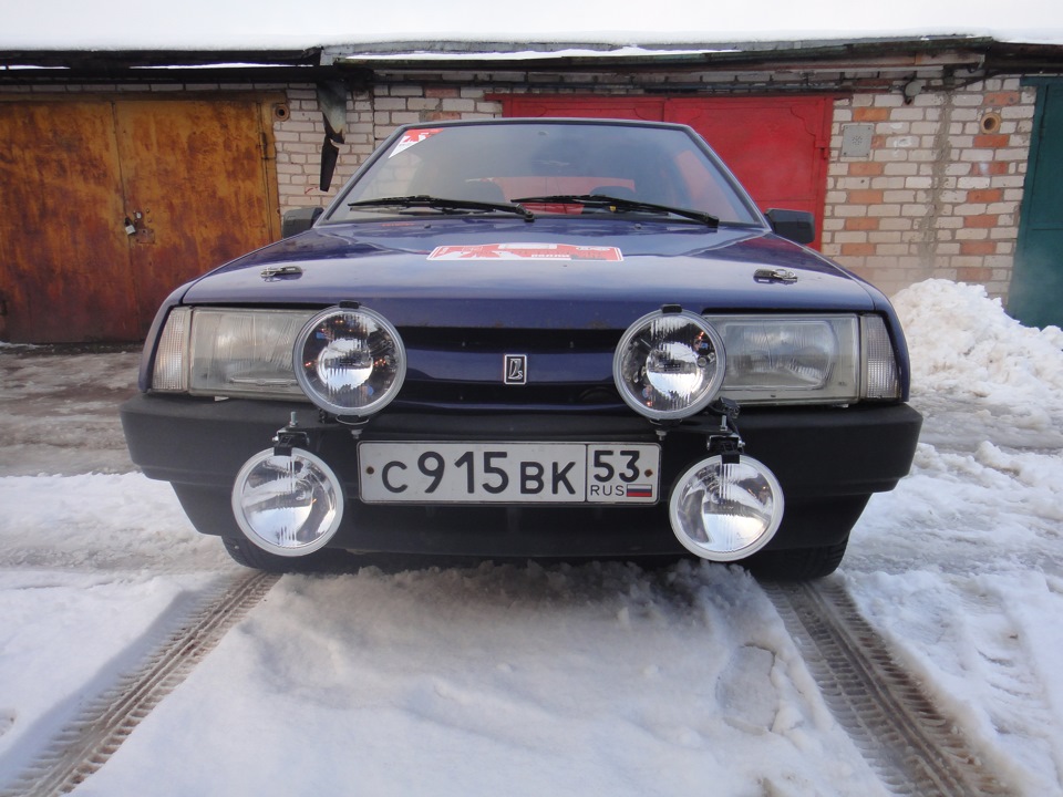 Круг по гоночной трассе ВАЗ 2108. (01.02.23г.)