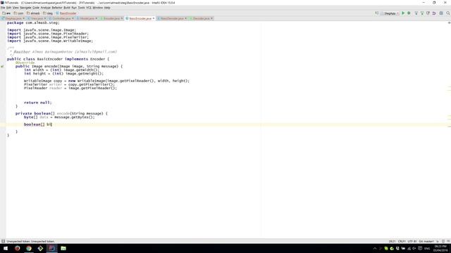 JavaFX: Steganography (Hiding Text in Images) смотреть онлайн