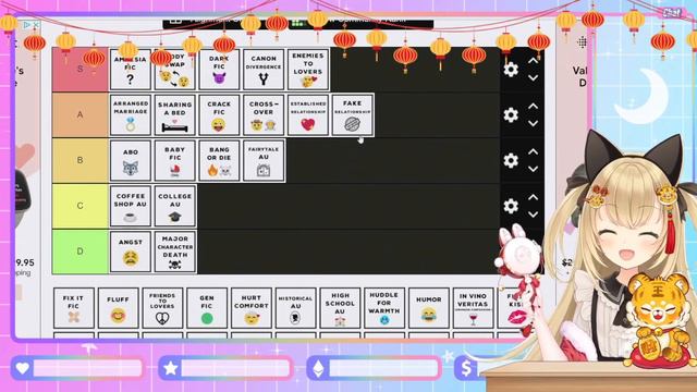 [Vtuber]Ranking Fan Fiction Tropes in Tiermaker! 📚 ✍️ #LiveroiD смотреть онлайн