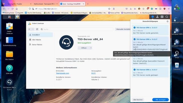 TS3 Server All in One Installer DSM 7.x смотреть онлайн