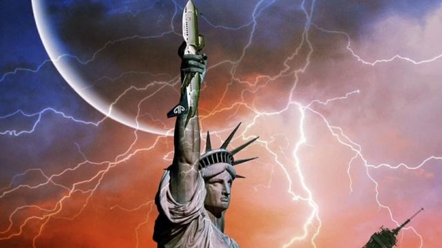 Самый большой в мире флаг США разорвало ударом молнии смотреть онлайн
