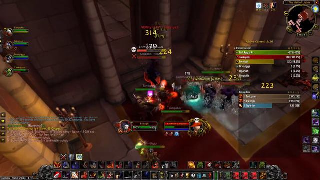 WoW Classic fury warrior Live Stratholme run 2 смотреть онлайн