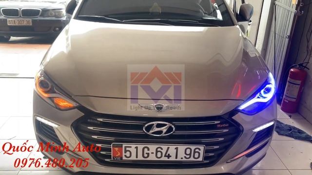 Elantra sport 2018 lên full combo bi led STC tại Quốc Minh смотреть онлайн