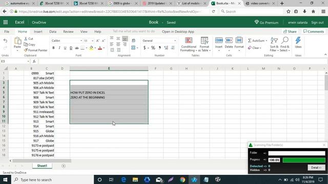 How to Insert 0 (ZERO) Before Any Number in Excel смотреть онлайн