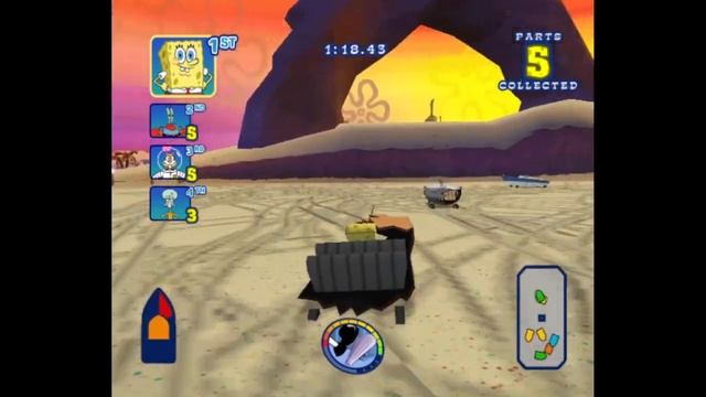 Let's Play Spongebob's Boating Bash, ep 12: Offscreen cheating смотреть онлайн