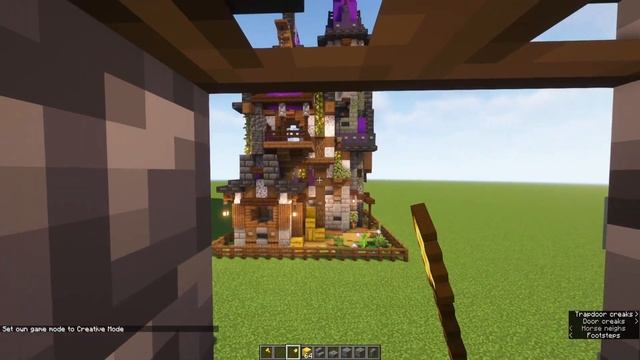 Fantasy Medieval Starter House - One Chunk Build (16x16) - Minecraft 1.19+ смотреть онлайн
